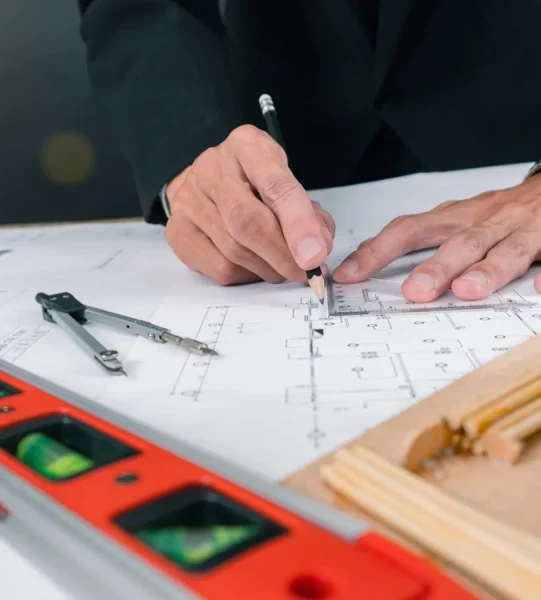 man-working-table